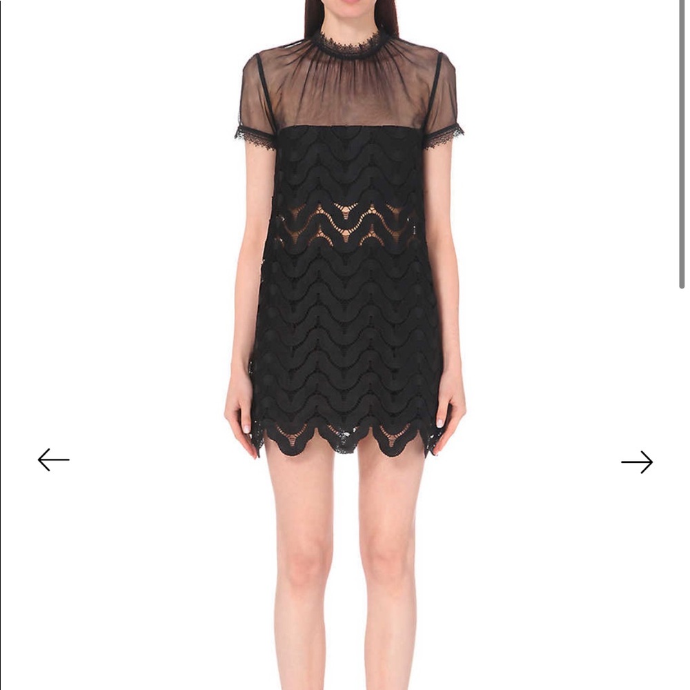 Self-Portrait Evie Shift Dress — Size 2